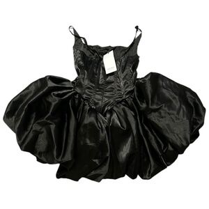 NWT AKIRA Satin Mini Ballerina Dress Women's Size M Medium New with TAG